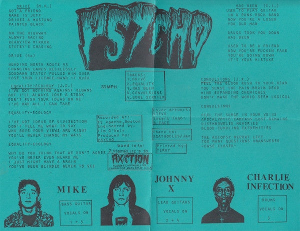 Psycho (10) / Agathocles : Psycho / Hail To Japan (7", EP)