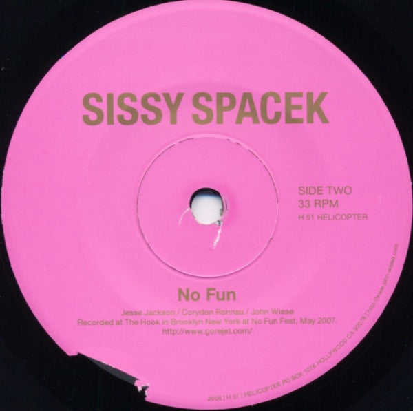 The Gossip / Sissy Spacek : No Fun / Jason's Basement (7")