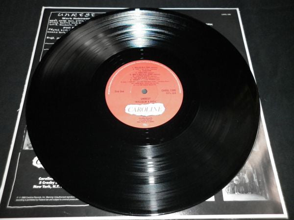 Unrest (2) : Malcolm X Park (LP, Album)
