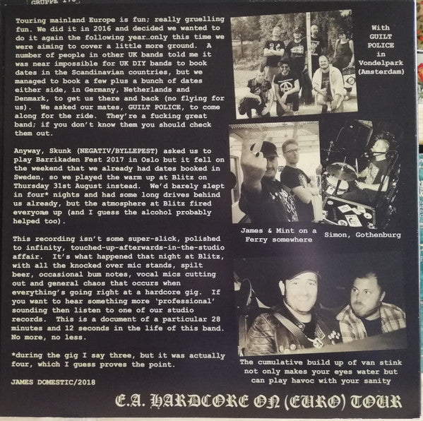 The Domestics (2) : Live In Oslo (LP, Album, Ltd)