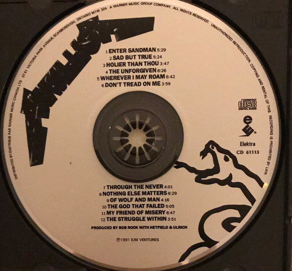 Metallica : Metallica (CD, Album, RE)
