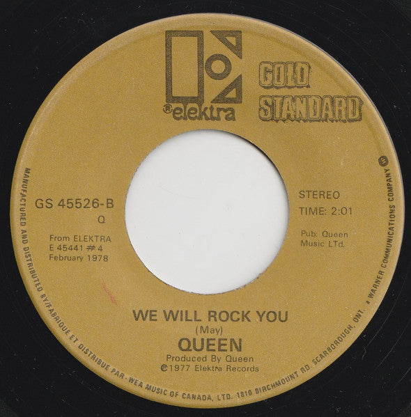 Queen : We Are The Champions / We Will Rock You (7")