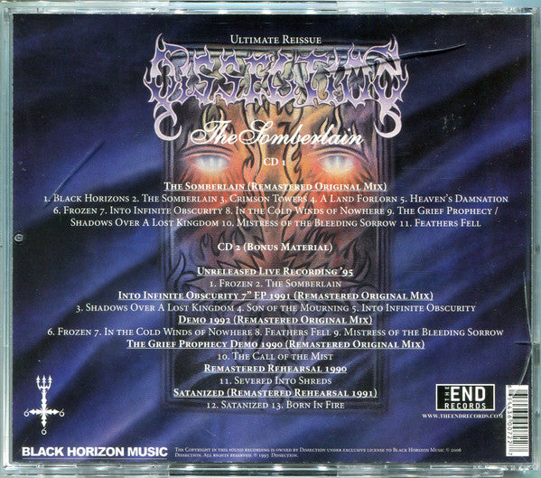 Dissection : The Somberlain (CD, Album + CD + RE, RM, Ult)