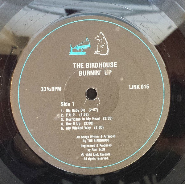 The Birdhouse : Burnin' Up (LP, Album)