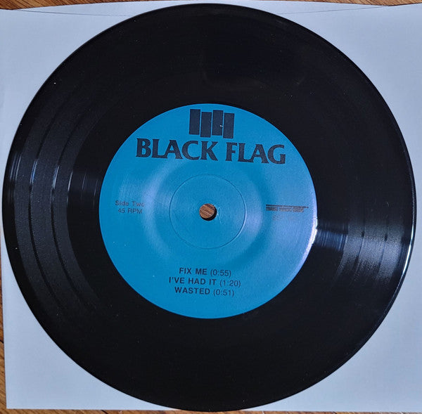 Black Flag : Nervous Breakdown (7", EP, RP, V10)