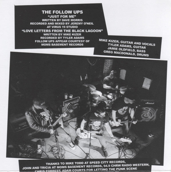 The Follow Ups / Dave Rocket And The Jobbers : The Follow Ups/Dave Rocket And The Jobbers (7")
