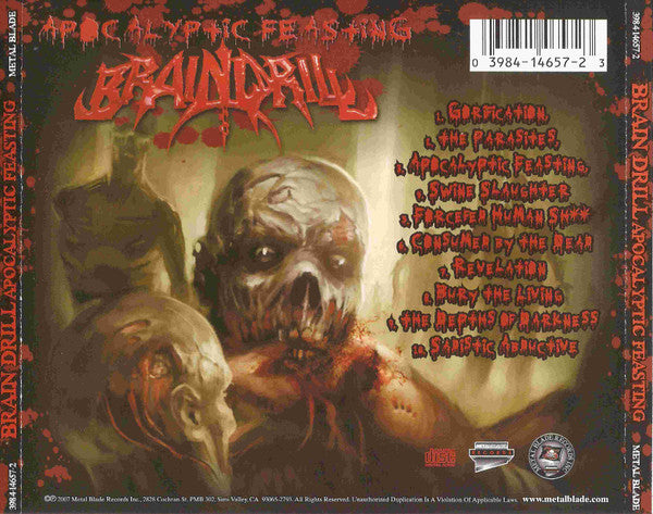 Brain Drill : Apocalyptic Feasting (CD, Album)
