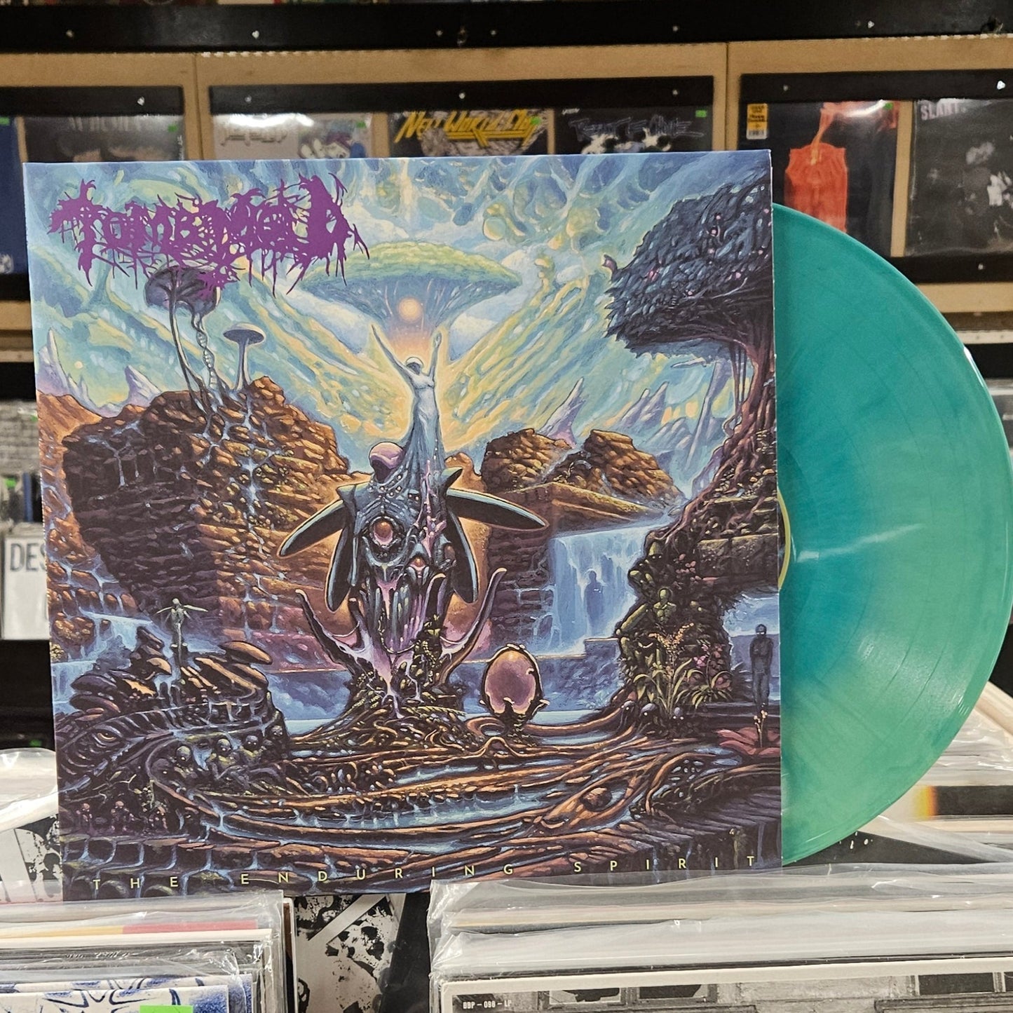 Tomb Mold - "The Enduring Spirit" LP (swamp green/baby blue)