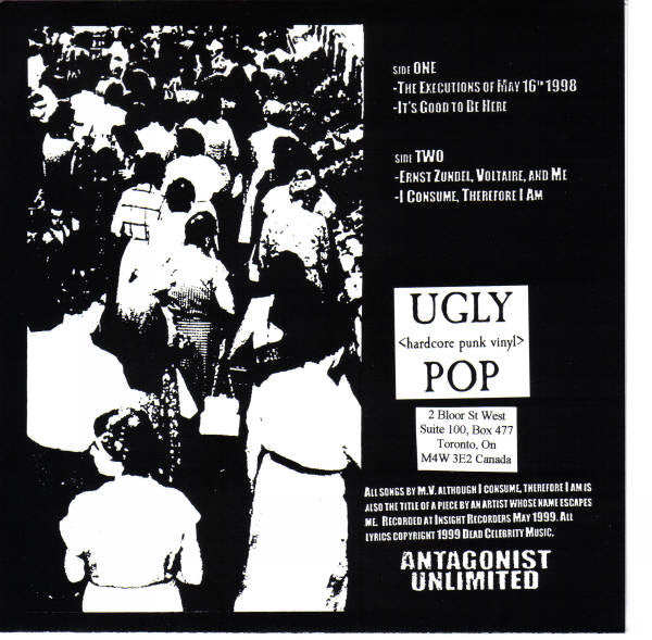 Marilyn's Vitamins : Meanwhile During The Class War (7")
