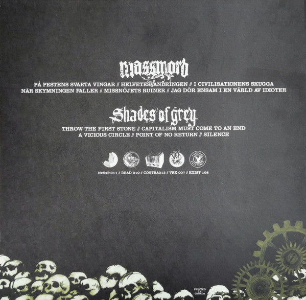 Massmord / Shades Of Grey (4) : Massmord / Shades Of Grey (LP)