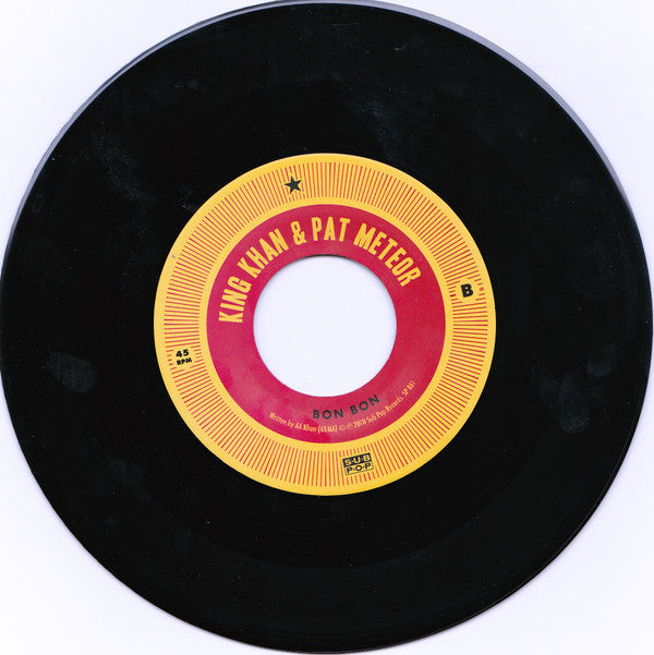 King Khan & Pat Meteor : The Fiery Tears Of St. Laurent (7", Single)