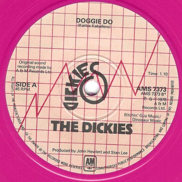 The Dickies : Eve Of Destruction / Doggie Do (7", Single, Pin)