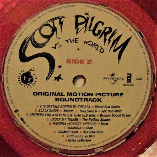 Various : Scott Pilgrim Vs. The World (Original Motion Picture Soundtrack) (LP, Comp, Red)