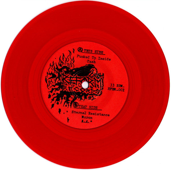 Strychnine (2) : Fucked Up Inside (7", Red)