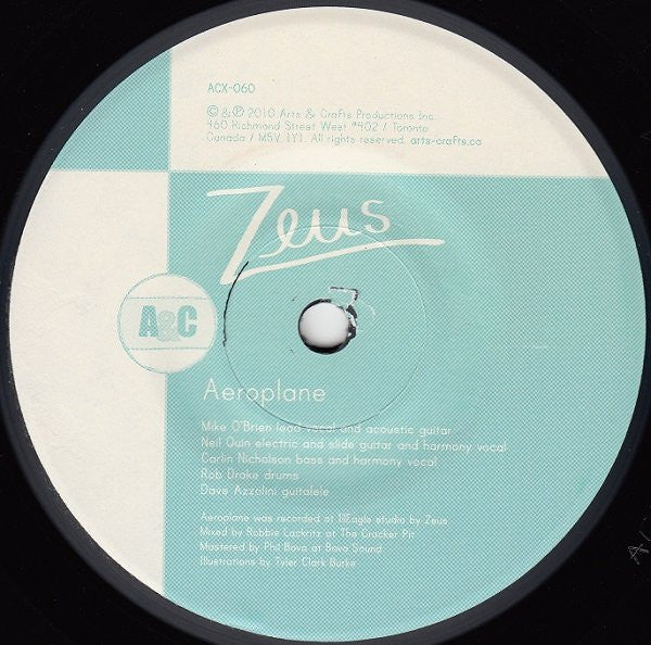 Zeus (16) : Hot Under The Collar / Aeroplane (7")