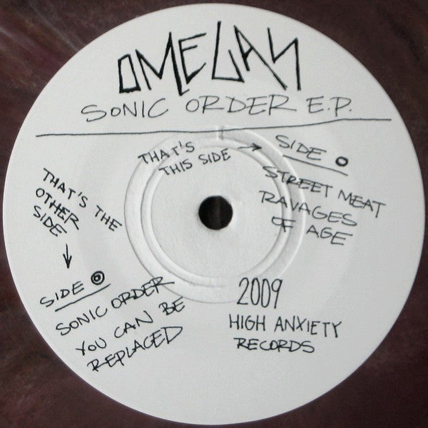 Omegas : Sonic Order (7", EP, Pur)