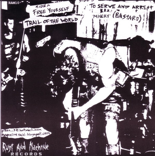 Napalm Raid : Trail Of The World (7", EP)