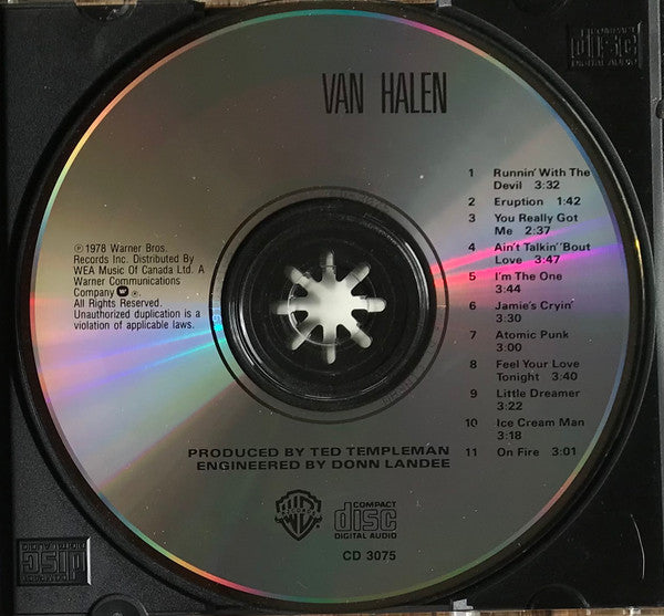 Van Halen : Van Halen (CD, Album, RE)