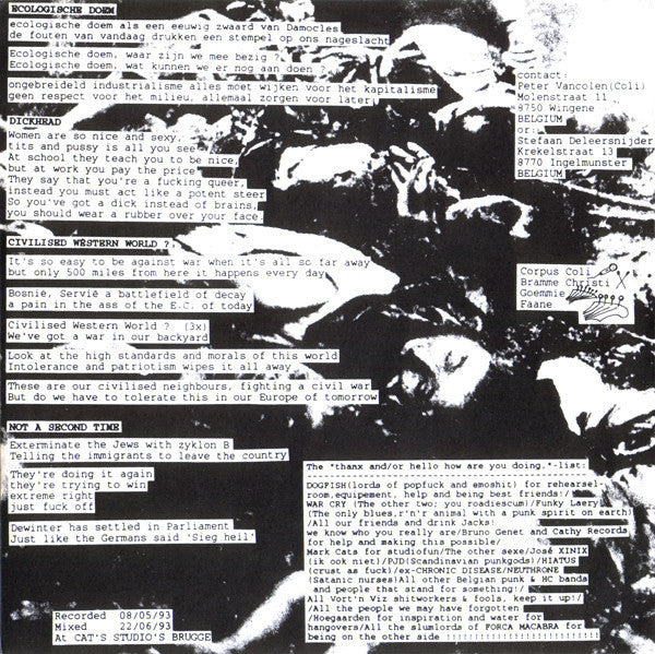 Corpus Christi (3) / Força Macabra : Ecologische Doem / Força Macabra (7", EP, RP)