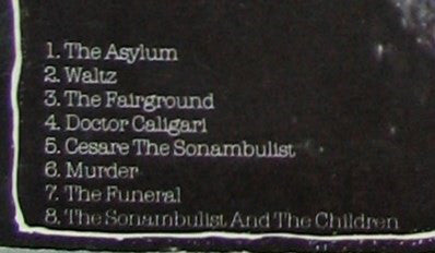 Bill Nelson : Das Kabinett ('The Cabinet Of Doctor Caligari') (LP, Album)