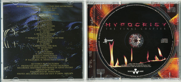 Hypocrisy : The Final Chapter (CD, Album, RE)