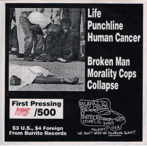 Failure Face : Failure Face (7", EP, Num)