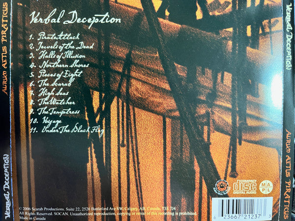Verbal Deception : Aurum Aetus Piraticus (CD, Album)