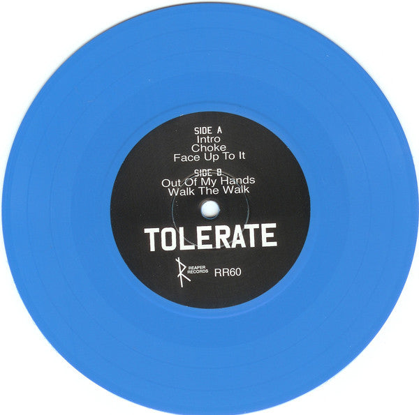 Tolerate : Tolerate (7", Blu)