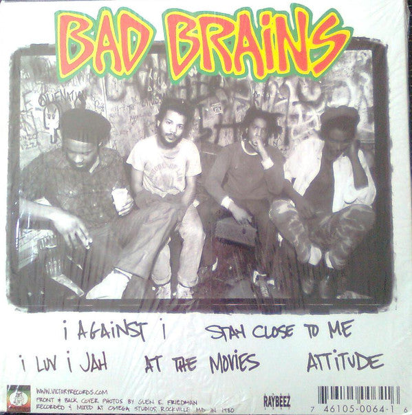 Bad Brains : Omega Sessions (10", EP, RP, Gre)