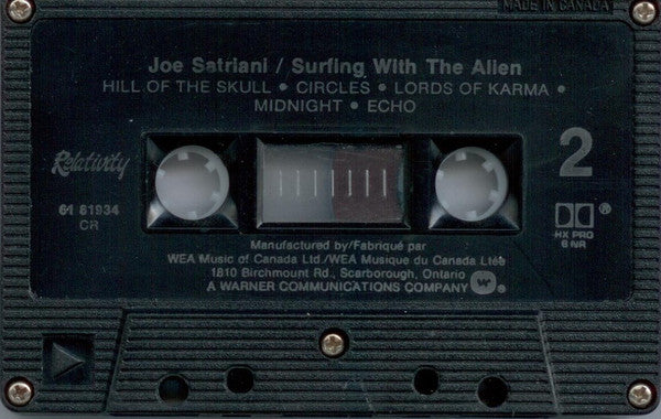 Joe Satriani : Surfing With The Alien (Cass, Album, Dol)