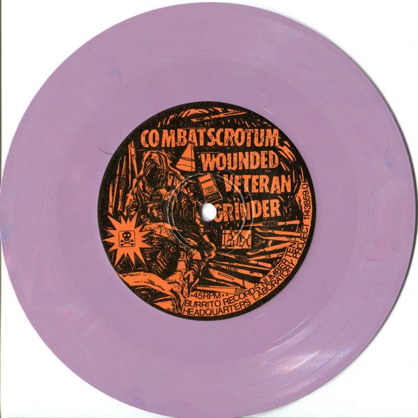 Combatwoundedveteran / Scrotum Grinder : Combatwoundedveteran / Scrotum Grinder (7", Pur)