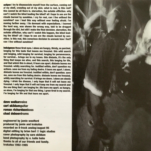 Krakatoa (2) : Clouds Burned By Sunshine (7")