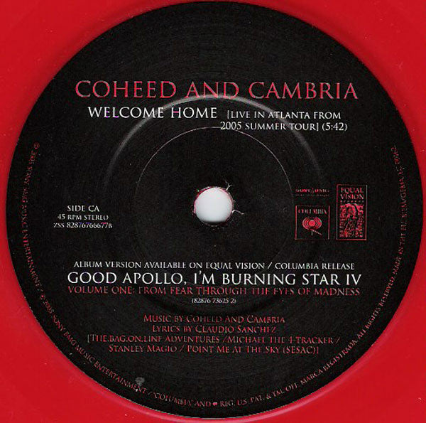 Coheed And Cambria : The Suffering (7", Red)