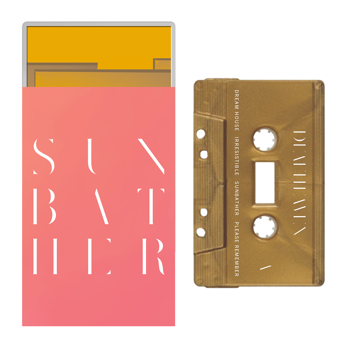 Deafheaven “Sunbather: 10th Anniversary Remix / Remaster” Cassette (Gold)