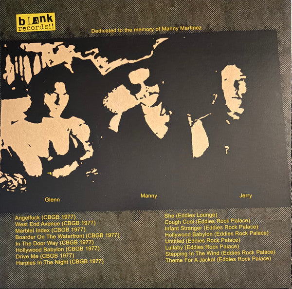 Misfits - "Manny Tapes Vol 1" LP