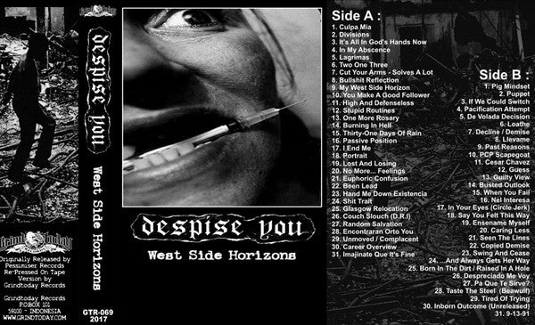 Despise You - "West Side Horizons" cassette