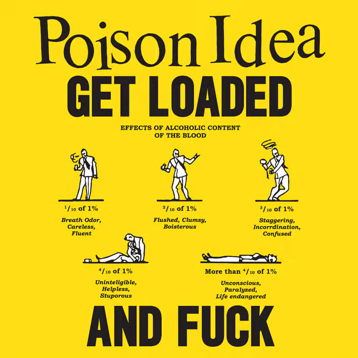 Poison Idea - "Get Loaded And Fuck" LP
