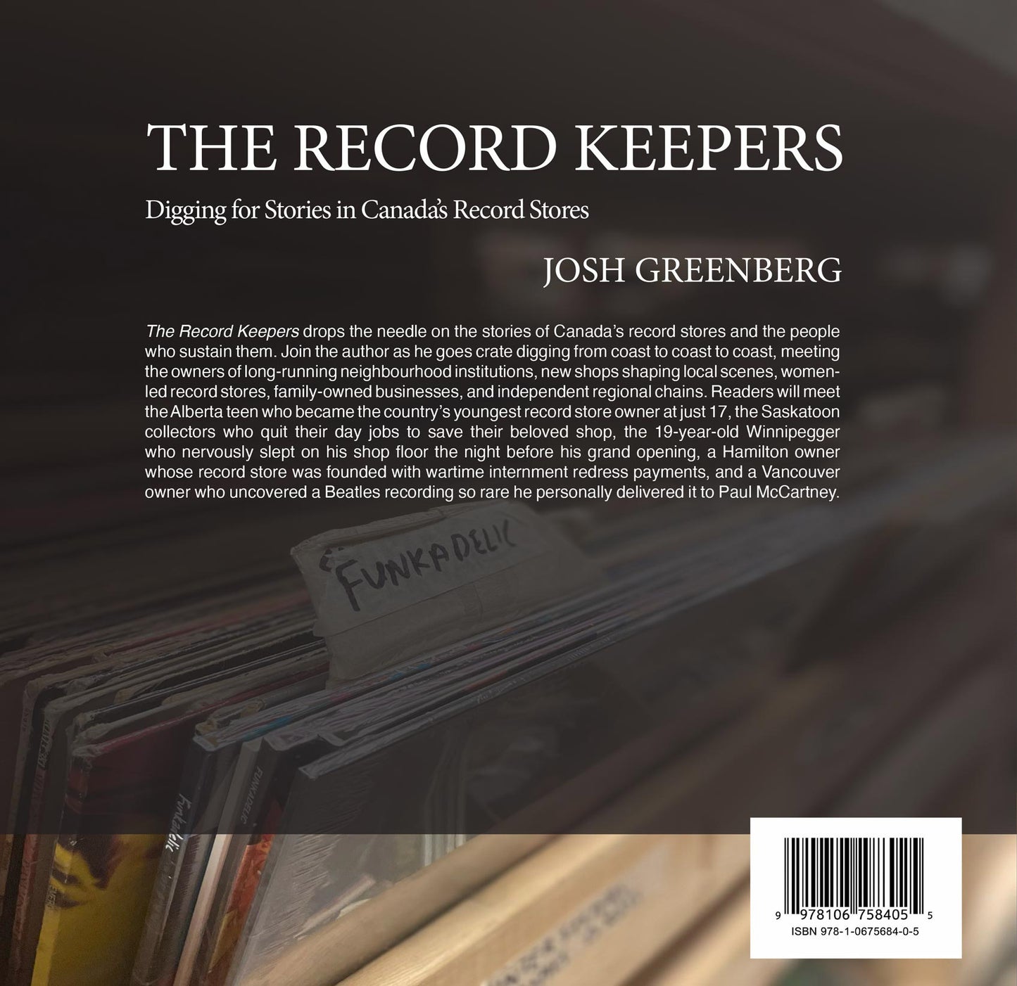 The Record Keepers (Josh Greenberg) - BOOK
