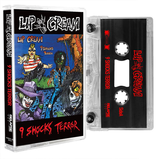 Lip Cream - "9 Shocks Terror" Cassette