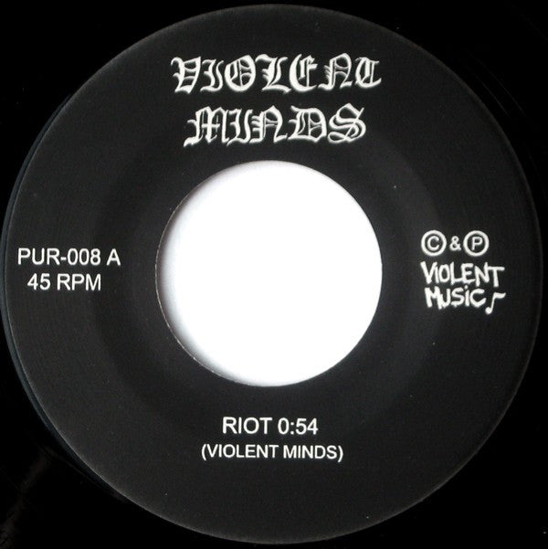 Violent Minds : Riot E.P. (7", EP)