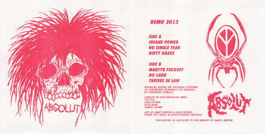 Absolut (7) : Demo 2013 (7")