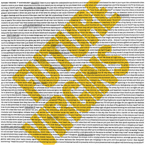 Future Virgins : Dirty Smiles 7" Anthology (LP, Album, Comp, yel)