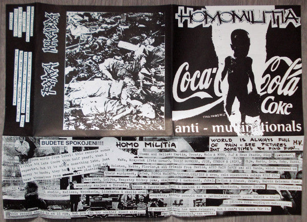 Força Macabra / Homomilitia : Força Macabra / Anti - Multinationals (7", EP)