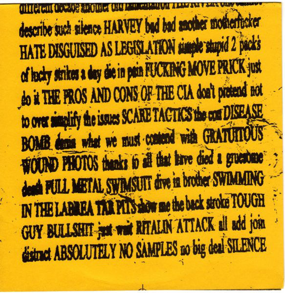 Agoraphobic Nosebleed : Agoraphobic Nosebleed (7")