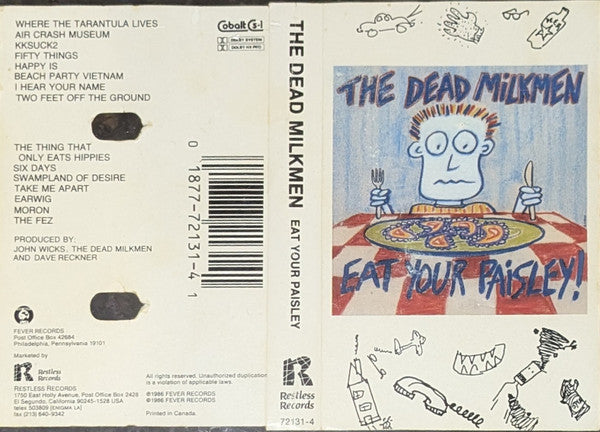 The Dead Milkmen : Eat Your Paisley (Cass, Album)