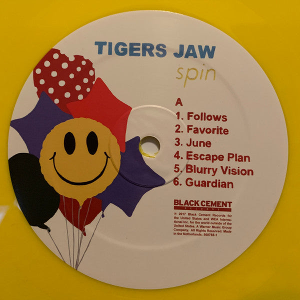 Tigers Jaw : Spin (LP, Album, Yel)
