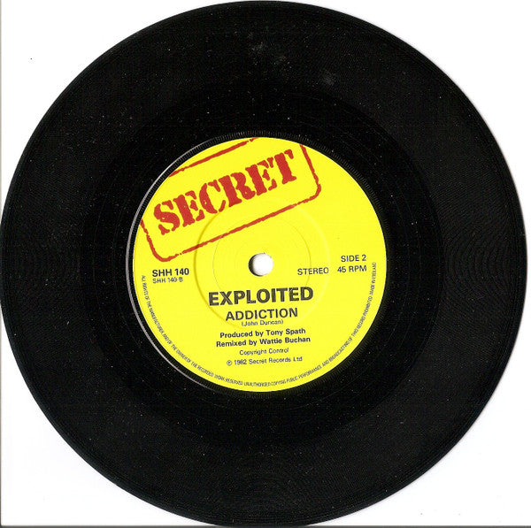 The Exploited : Computers Don't Blunder (7", Single)