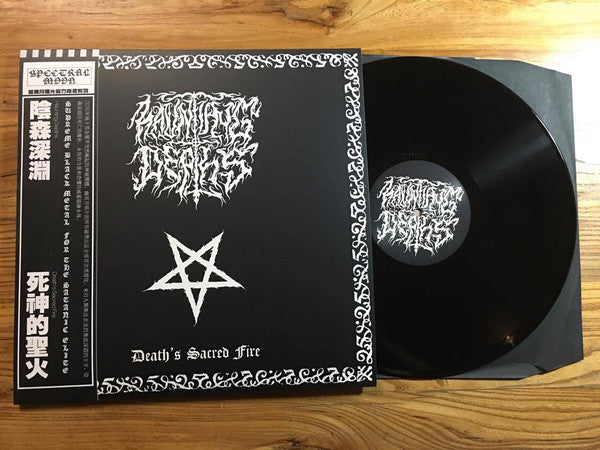 Haunting Depths : Death's Sacred Fire (LP, Album, Ltd, Num, RE)