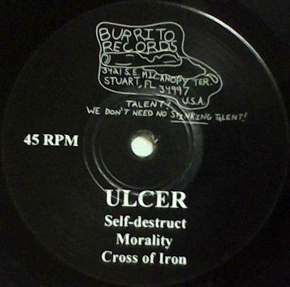 Ulcer (2) / Failure Face : Ulcer / Failure Face (7", Yel)