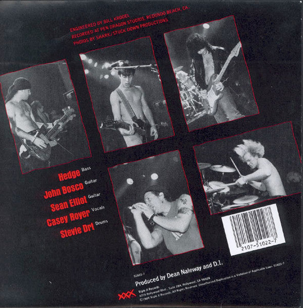 D.I. : Surfin' Anarchy (7", Single, Red)